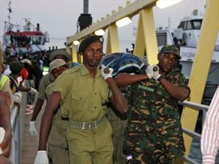 Ferry disaster in Zanzibar