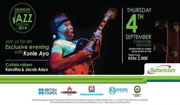 Kunle Ayo for Safaricom jazz festival