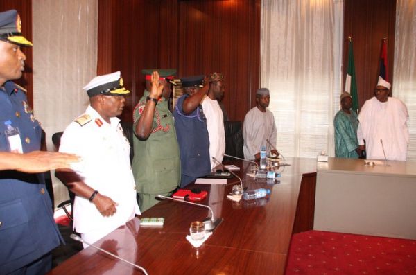Nigeria's president Buhari cleans up military