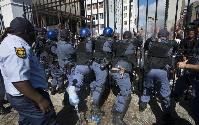 Student protests across South Africa