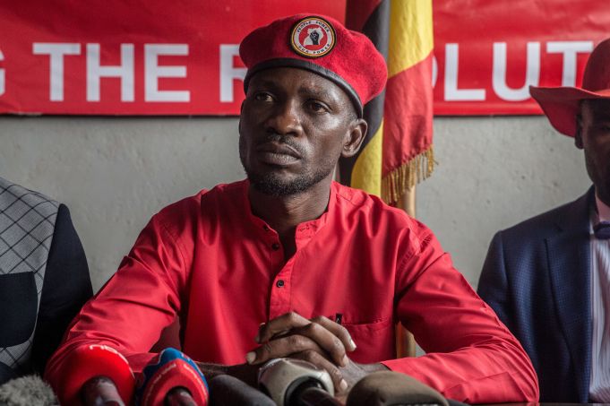 Uganda ‘pop’ sensation turned MP Bobi Wine arrested during an office raid