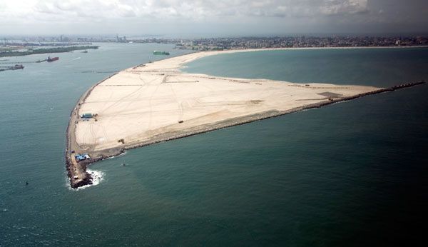 Satellite photo of Eko Atlantic in Lagos - image 2