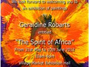 Geraldine Robarts’ Spirit of Africa