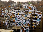 Cairo mural covers 50 buildings